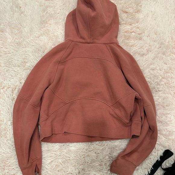Lululemon Scuba Oversized Half-Zip Hoodie Brier Rose XS/S EUC RARE - Picture 7 of 9